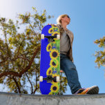 Sunflowers Skateboard - Ukraine Flag Colors<br><div class="desc">Sunflowers - Ukraine Flag Colors - Freedom !  You can transfer to 1000  Zazzle products.  Resize and move or remove and add elements / text with customization tool. 
We Stand With Ukraine !</div>
