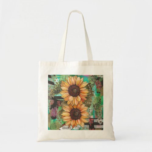 Sunflowers  Songs Tote Bag