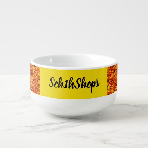 Sunflowers  soup mug