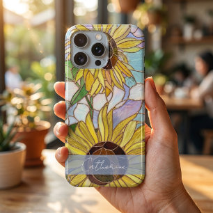 Sunflowers Stained Glass iPhone 17 Case