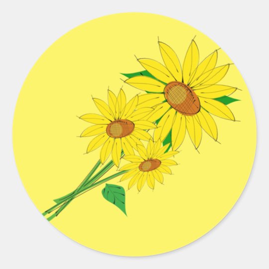 Sunflowers Stickers