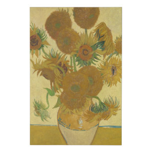 Sunflowers, Still Life Oil Painting, Van Gogh Faux Canvas Print