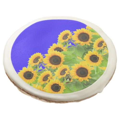 Sunflowers Sugar Cookie Ukraine Flag Color Support