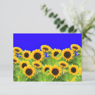 Sunflowers Summer Card