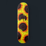 Sunflowers Summer Skateboard<br><div class="desc">Art Sunflowers</div>