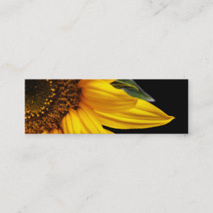 Sunflowers - Sunflower Customized Template Blank Mini Business Card
