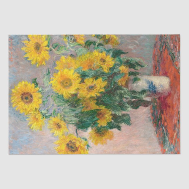 Sunflowers Sunflower Van Gogh Decoupage Tissue Paper (Front)