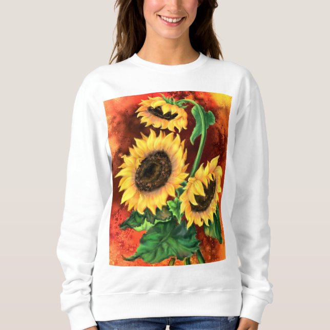 Sunflowers Sweatshirt (Front)