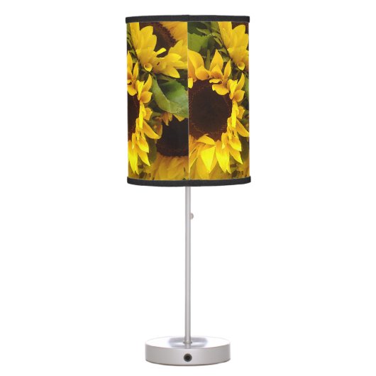 Sunflowers Table Lamp (Back)