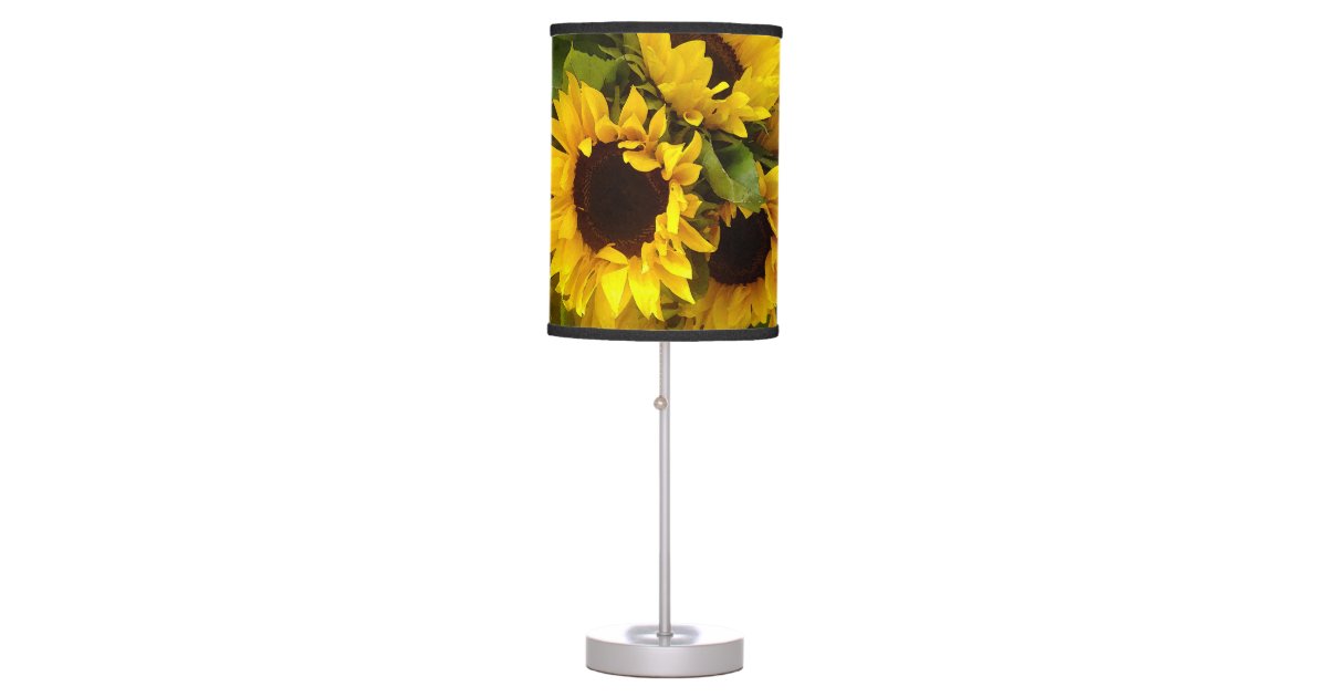 Sunflowers Table Lamp | Zazzle