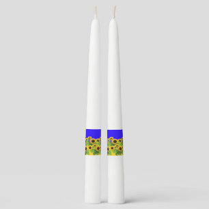 Sunflowers Taper Candles