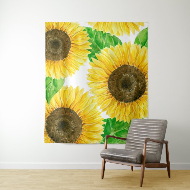 Sunflowers Tapestry (In Situ)