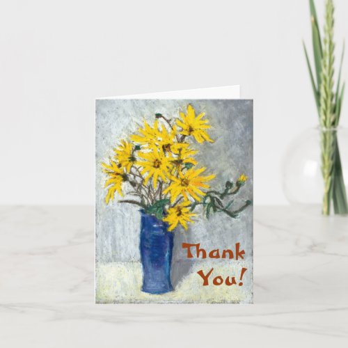 Sunflowers Thank You Notecard