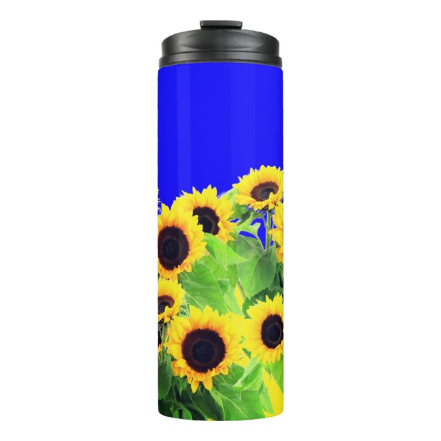 Sunflowers Thermal Tumbler (Front)