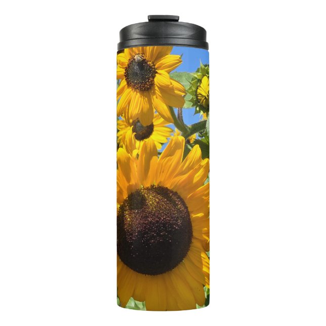 Sunflowers Thermal Tumbler (Front)