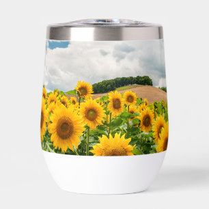 Sunflowers Thermal Wine Tumbler