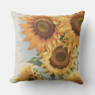 Sunflowers Throw Pillow