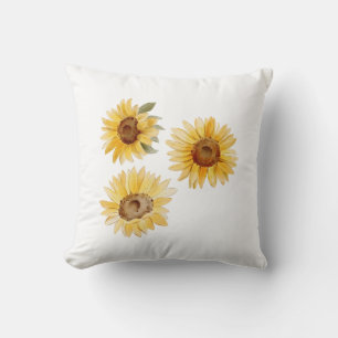 Sunflowers Throw Pillow