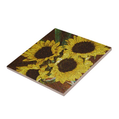 Sunflowers Tile