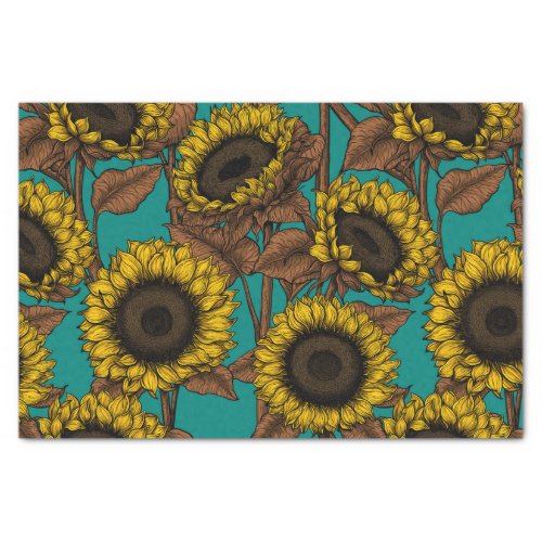 Sunflowers Tissue Paper