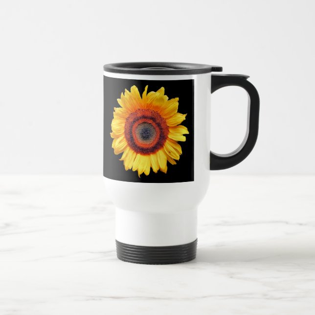 SUNFLOWERS TRAVEL MUG (Right)
