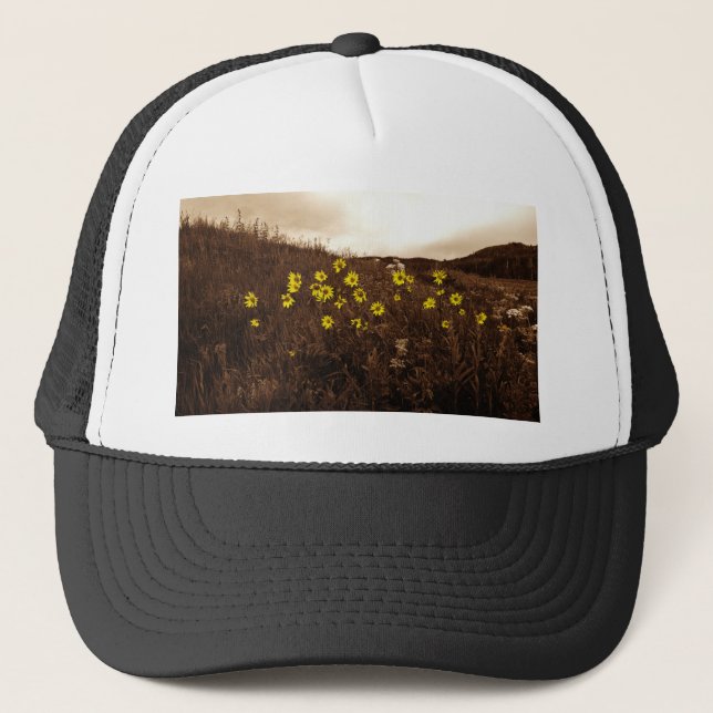 Sunflowers Trucker Hat (Front)