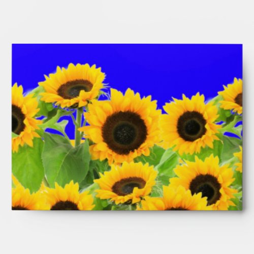 Sunflowers _ Ukrainian Flag Peace Freedom Ukraine  Envelope