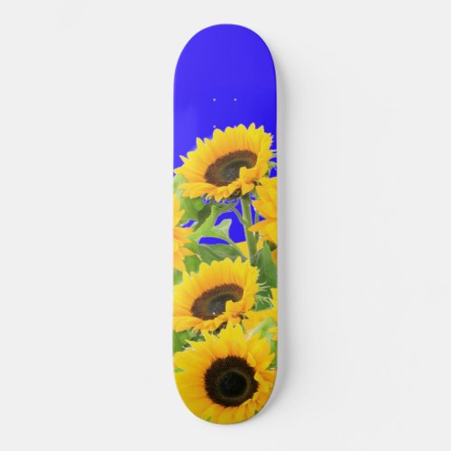 Sunflowers _ Ukrainian Flag Peace Freedom Ukraine  Skateboard