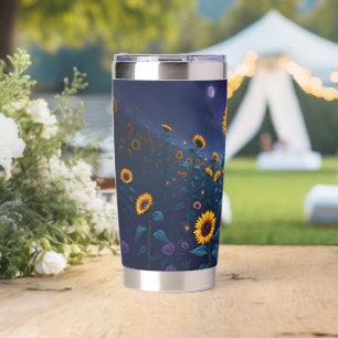Sunflowers Under Moonlight Insulated Tumbler