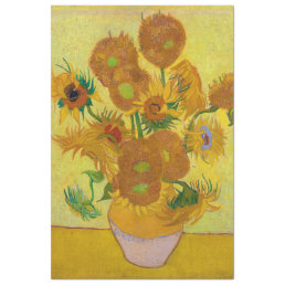 Sunflowers, Vincent van Gogh, 1889 Tissue Paper