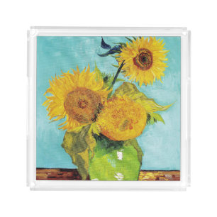 Sunflowers Vincent van Gogh Acrylic Tray