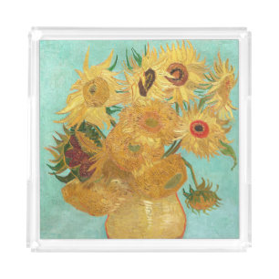 Sunflowers Vincent van Gogh Acrylic Tray
