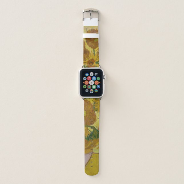 Sunflowers, Vincent van Gogh Apple Watch Band (Front)