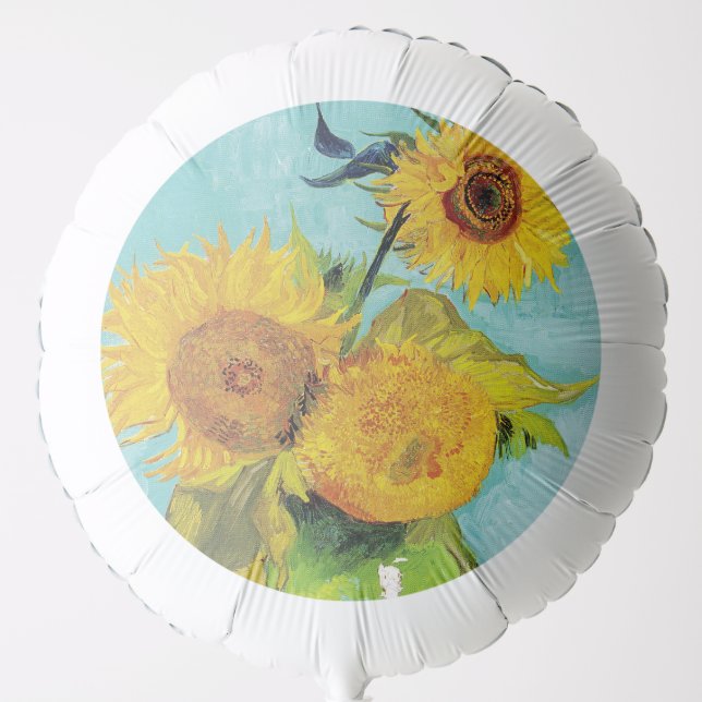 Sunflowers Vincent van Gogh   Balloon (Front)