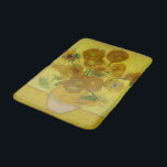 Sunflowers - Vincent van Gogh Bath Mat<br><div class="desc">Sunflowers - Vincent van Gogh</div>