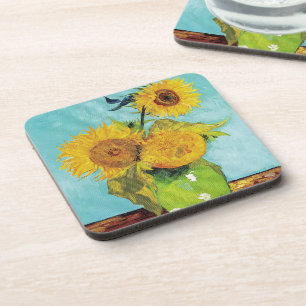 Sunflowers Vincent van Gogh Beverage Coaster
