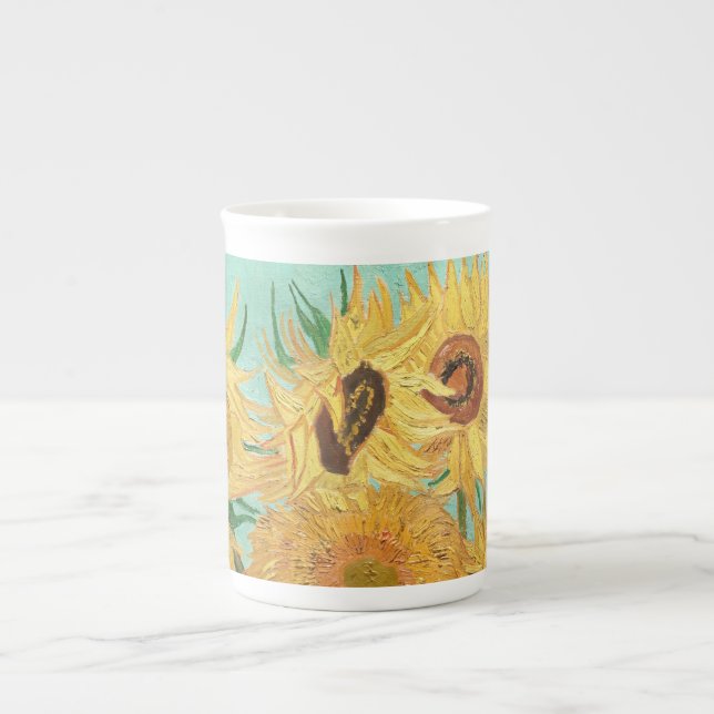 Sunflowers Vincent van Gogh     Bone China Mug (Front)
