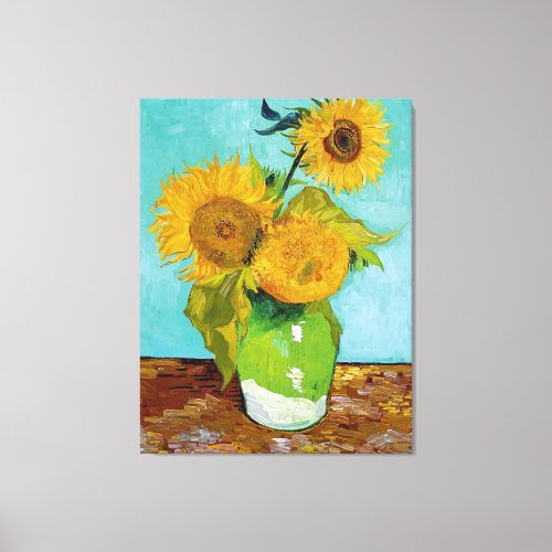 Sunflowers  Vincent Van Gogh  Canvas Print