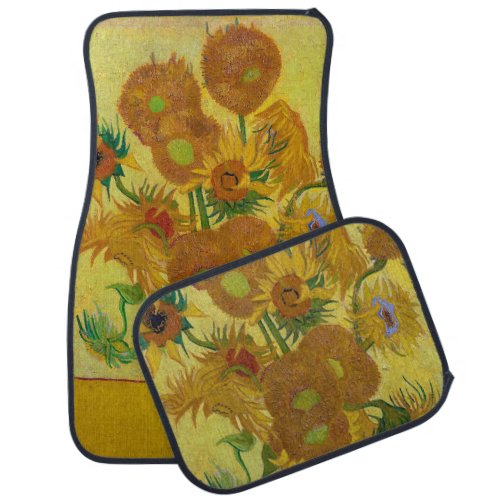 Sunflowers Vincent van Gogh Car Floor Mat