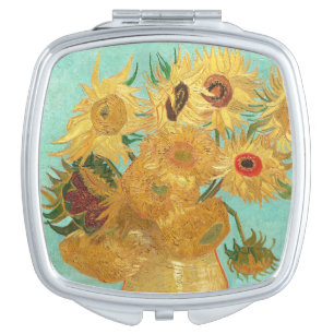 Sunflowers Vincent van Gogh Compact Mirror