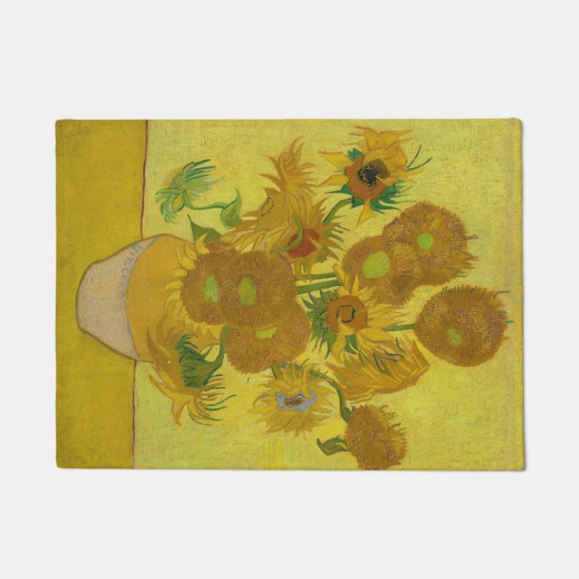 Sunflowers - Vincent van Gogh Doormat (Front)