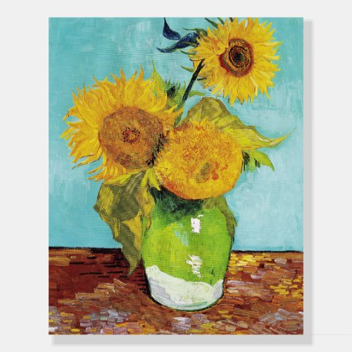 Sunflowers Vincent van Gogh  Foam Board