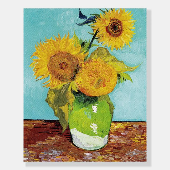 Sunflowers Vincent van Gogh  Foam Board (Front)
