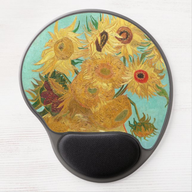 Sunflowers Vincent van Gogh     Gel Mouse Pad (Front)