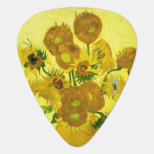 Sunflowers Vincent van Gogh Guitar Pick