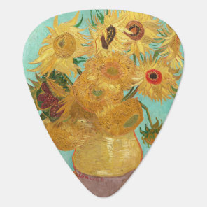 Sunflowers Vincent van Gogh   Guitar Pick