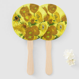 Sunflowers Vincent van Gogh      Hand Fan