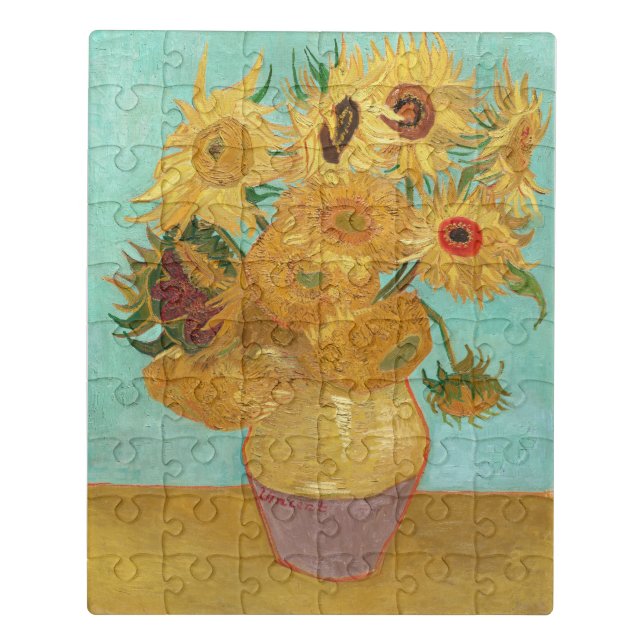 Sunflowers Vincent van Gogh  Jigsaw Puzzle (Puzzle Vertical)
