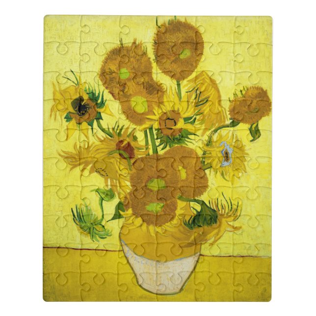 Sunflowers Vincent van Gogh  Jigsaw Puzzle (Puzzle Vertical)