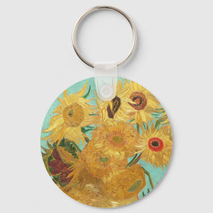 Sunflowers Vincent van Gogh Keychain
